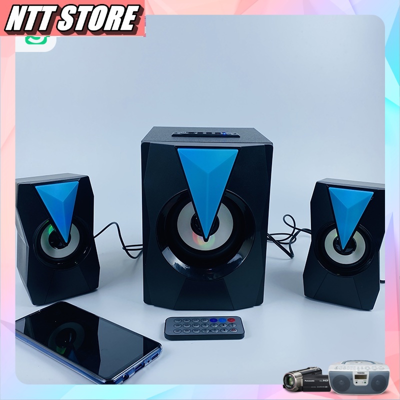 Loa bluetooth vi tính máy tính để bàn bass mạnh YST K10 cây để bàn mini đẹp chất có dây giá rẻ