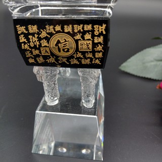 Đỉnh hương Phong Thủy pha lê thủy tinh - T003