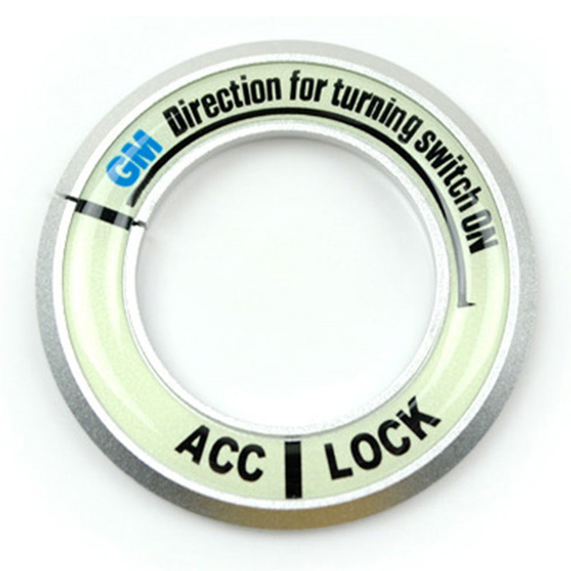 Vòng trang trí lỗ chìa khóa xe dạ quang với họa tiết Ford co xe hơi Chevrolet