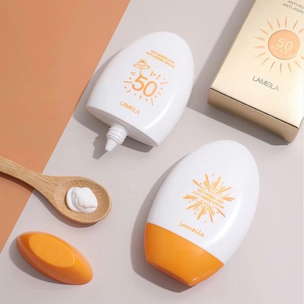 KEM CHỐNG NẮNG LAMEILA SPF50 KHÁNG NƯỚC, TRẮNG DA