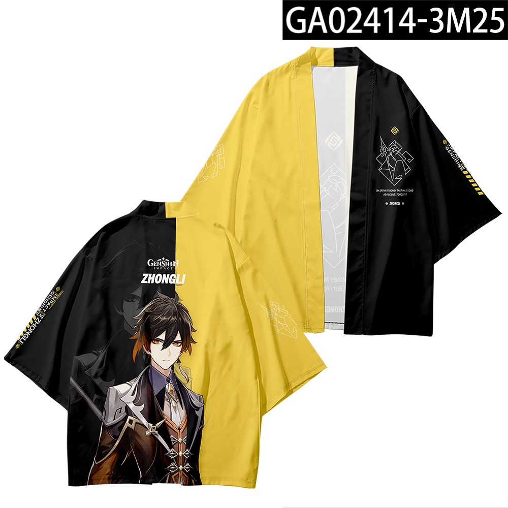 Áo choàng kimono dáng rộng in họa tiết anime Genshin Impact độc đáo cho nam và nữ | BigBuy360 - bigbuy360.vn
