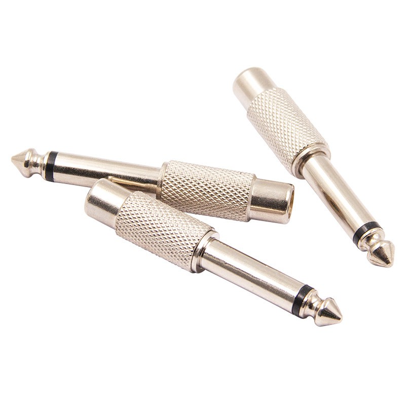 Giắc cắm chuyển đổi âm thanh RCA 6.35mm 1 / 4 Inch