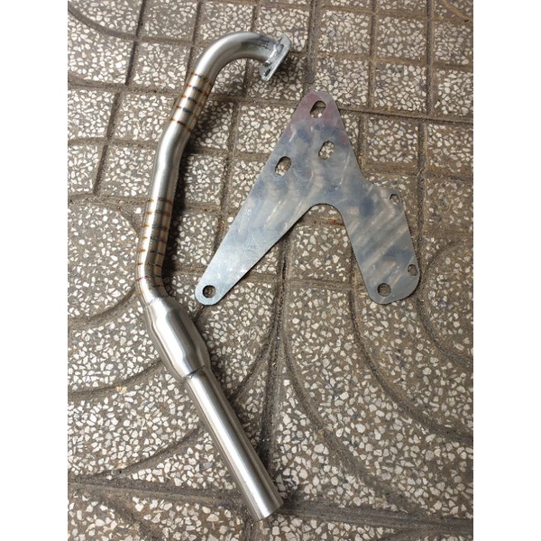 Cổ pô vision đời mới 2021 2022... gắn pô 4 road, có kèm bát giữ pô.