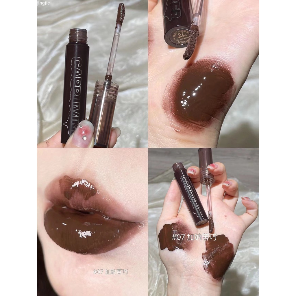 Son Bóng Dạng Lỏng Cappuvini Lava Chocolate Không Thấm Nước Son Môi