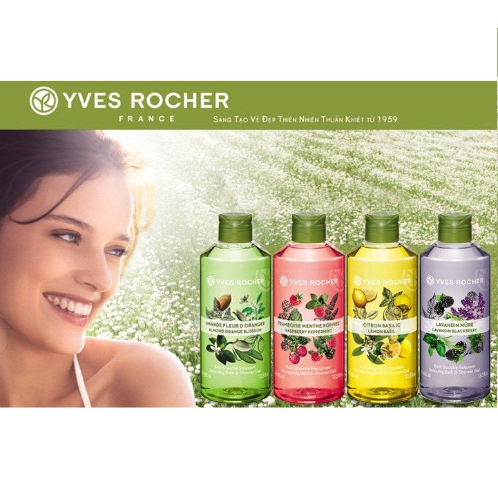 [CHÍNH HÃNG] Sữa Tắm Yves Rocher Bath &amp; Shower Gel 400ml