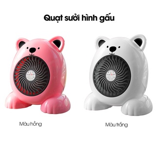 Quạt sưởi mini Jiashi hình Gấu - Công suất 350W, Làm nóng nhanh, Tỏa nhiệt đều - Avita