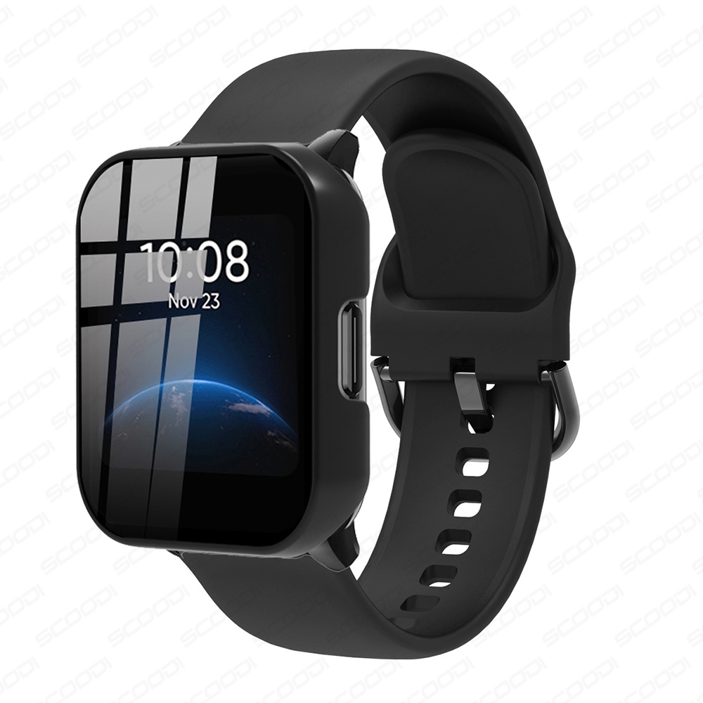 Bộ Dây Đeo Thể Thao + Ốp Bảo Vệ Mặt Kính Cho Đồng Hồ Thông Minh Realme Watch 3 2 2pro