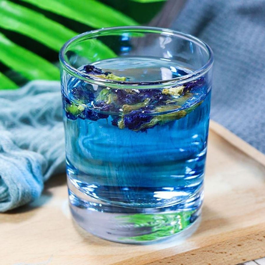 Trà hoa đậu biếc khô cuống xanh