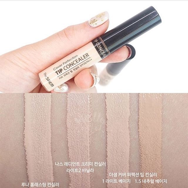 Che Khuyết điểm The Saem Cover Perfection Tip Concealer Spf 28 Pa