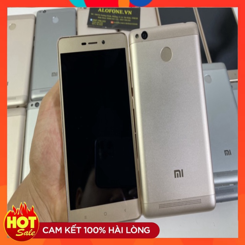 SIÊU RẺ Điện Thoại Xiaomi Redmi 3S Cảm Ứng Vân Tay Ram 2G/16G Pin Khủng 4100mAh SIÊU RẺ