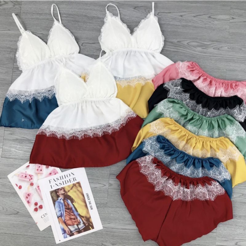 Đồ Ngủ Gợi Cảm chất Lụa Satin Cao Cấp