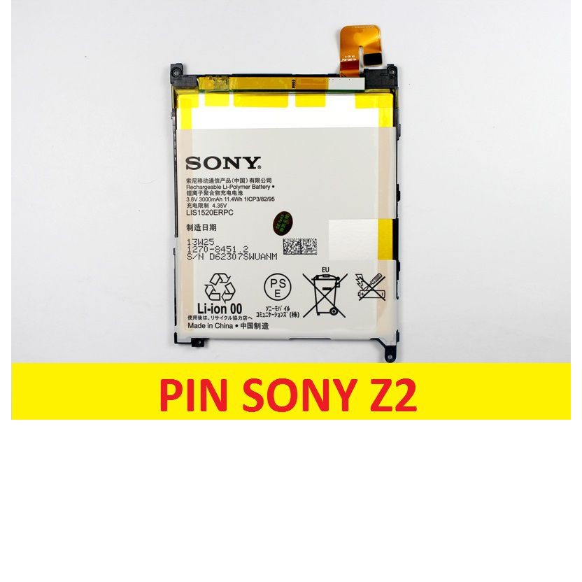 Pin Sony Z2 hàng sịn giá rẻ chuẩn Zin 100%