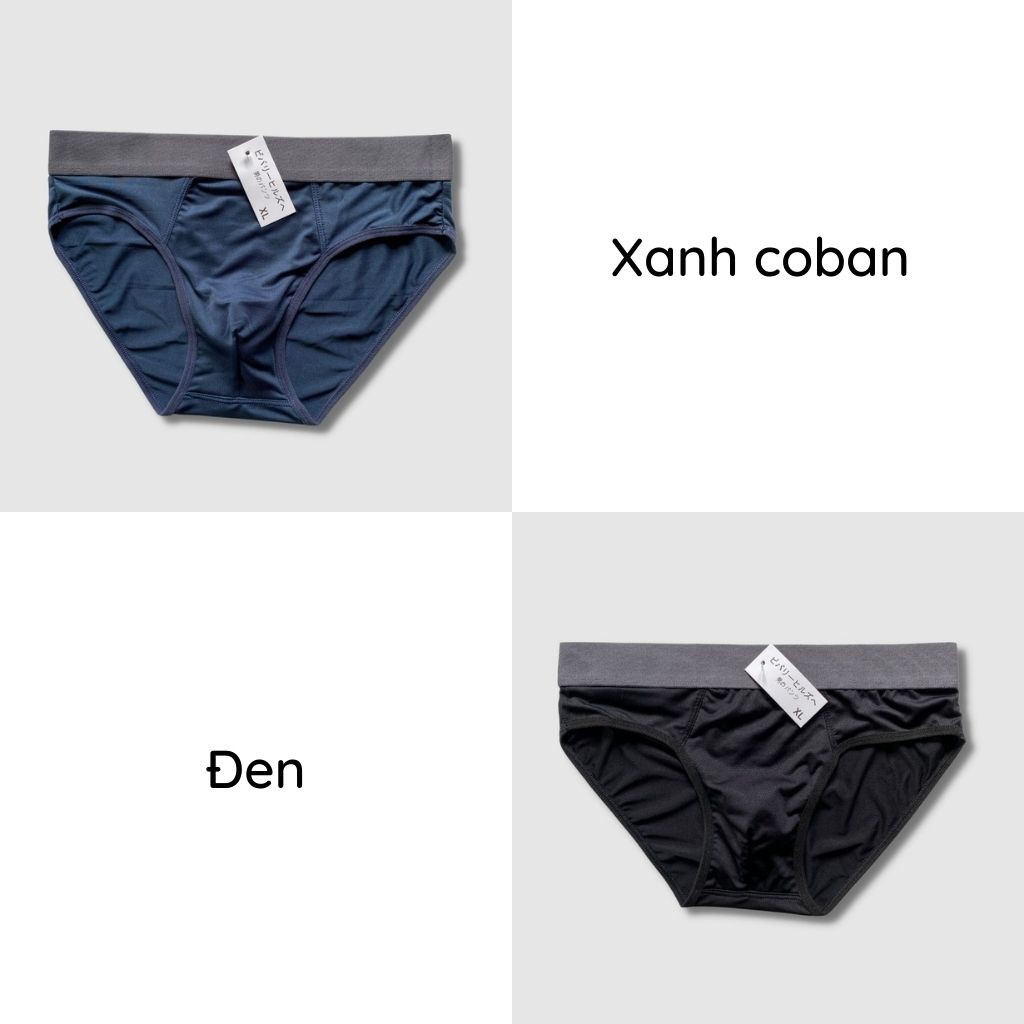 Quần lót nam tam giác thun lạnh cao cấp sịp chéo vải co giãn 4 chiều khử mùi ARIOSO QL04