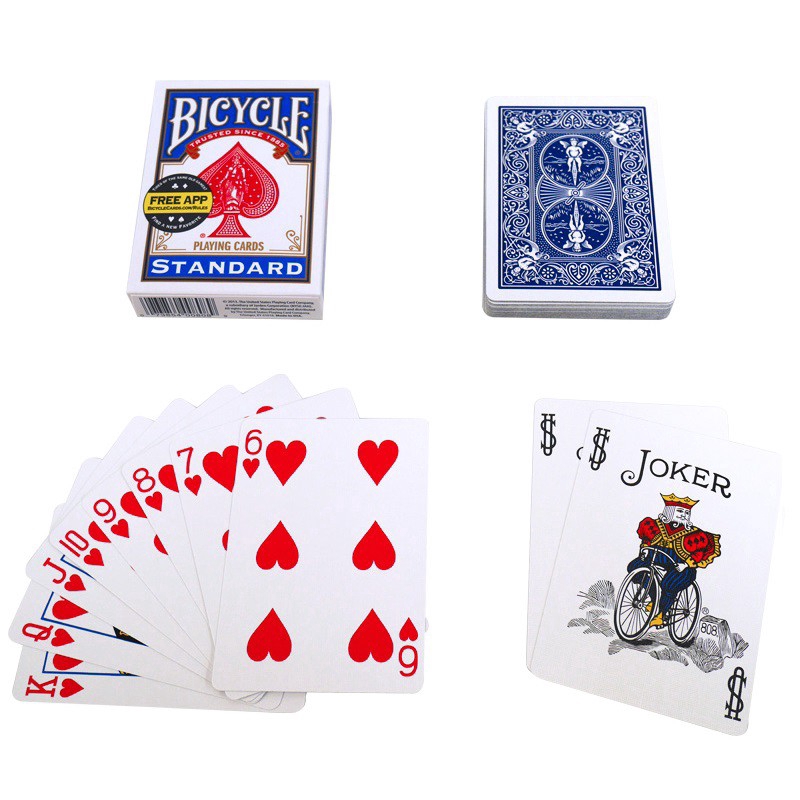 Bộ Bài Bicycle Standard Playing Cards, Thẻ Sưu Tập USPCC, Trò Chơi Thẻ Ma Thuật, Đạo Cụ Ảo Thuật Cho Nhà Ảo Thuật