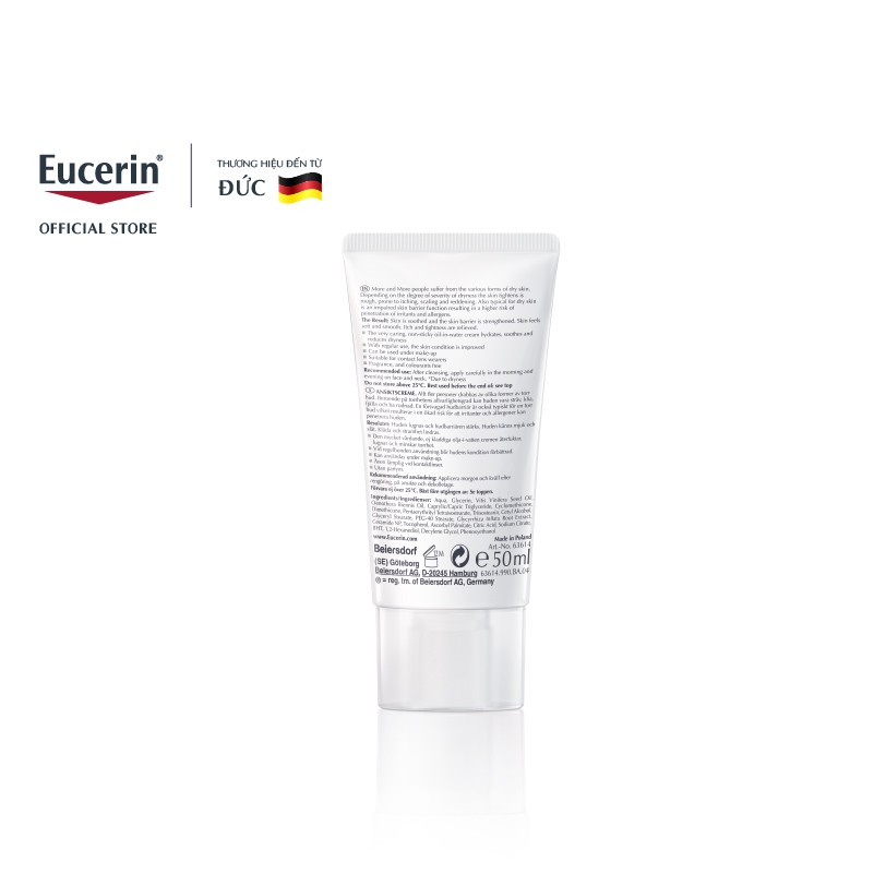 Kem dưỡng da Eucerin Ato Control Soothing Cream 50ml 63614