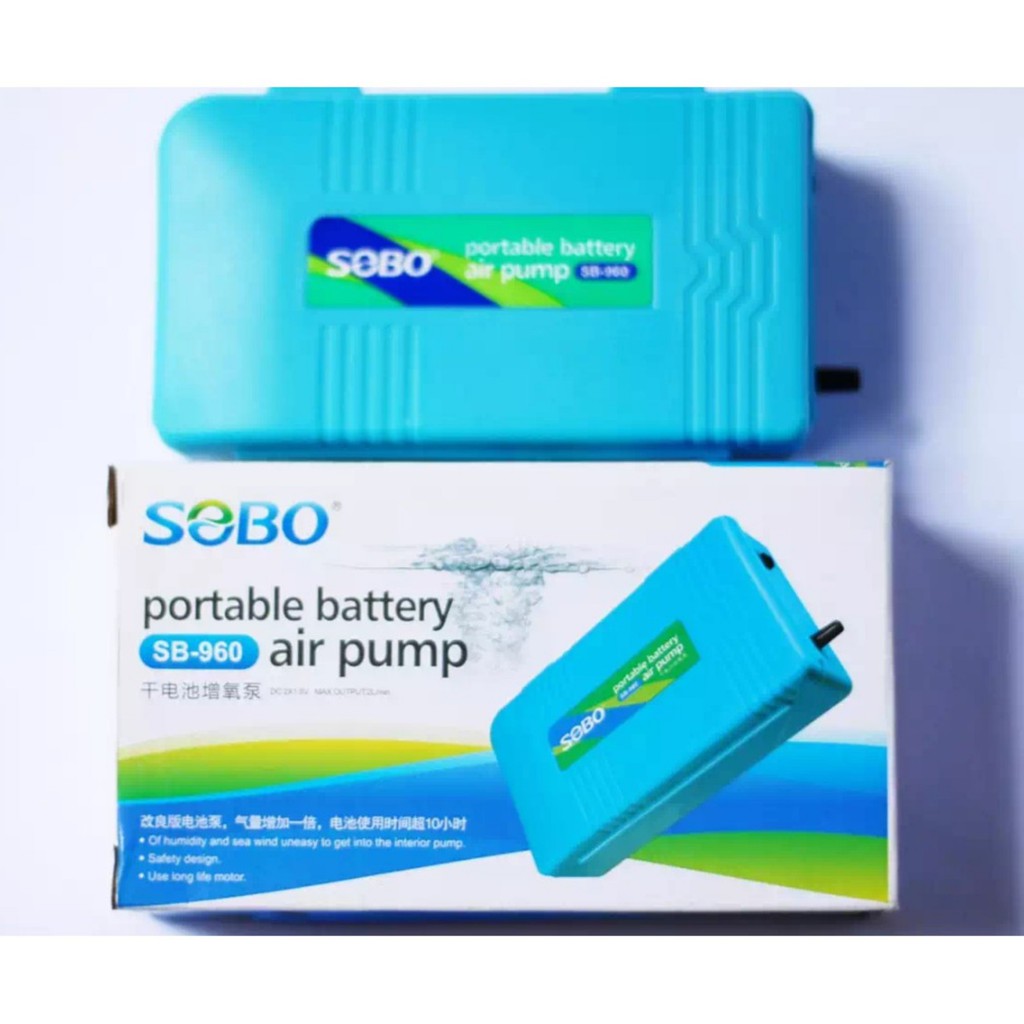 MÁY SỦI OXY PIN SOBO SB980 ( PHÒNG CÚP ĐIỆN )( Tặng kèm dây oxi và viên sủi oxi)