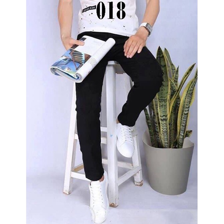 Quần Jeans Rách Gối Kiểu Dáng Trẻ Trung