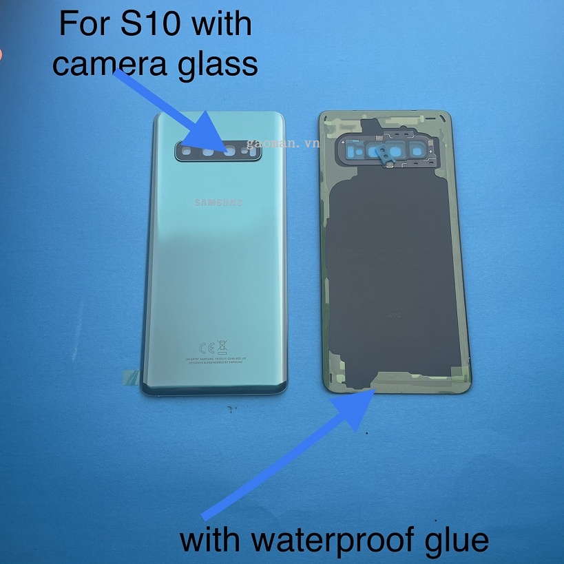 Nắp lưng điện thoại bằng kính cho samsung galaxy s10 s10e s10 plus s10+