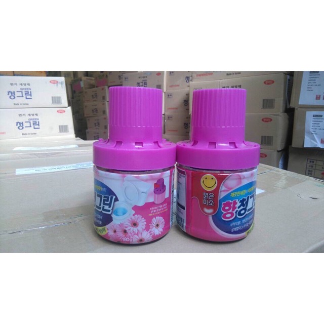 Chai thả bồn cầu Hàn Quốc hương hoa