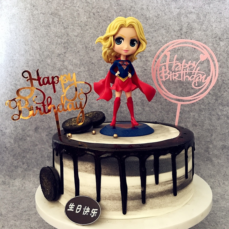 Set 10 Que Chữ Happy Birthday Bằng Nhựa Dùng Để Trang Trí Bánh Kem