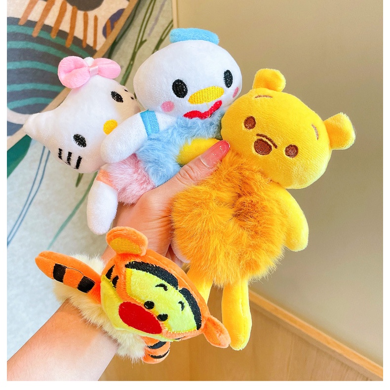 Dây Cột Tóc Hình Chuột Mickey Minnie Dễ Thương Cho Bé Gái