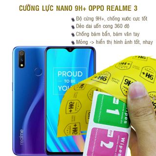 Dán cường lực dẻo nano Realme 3
