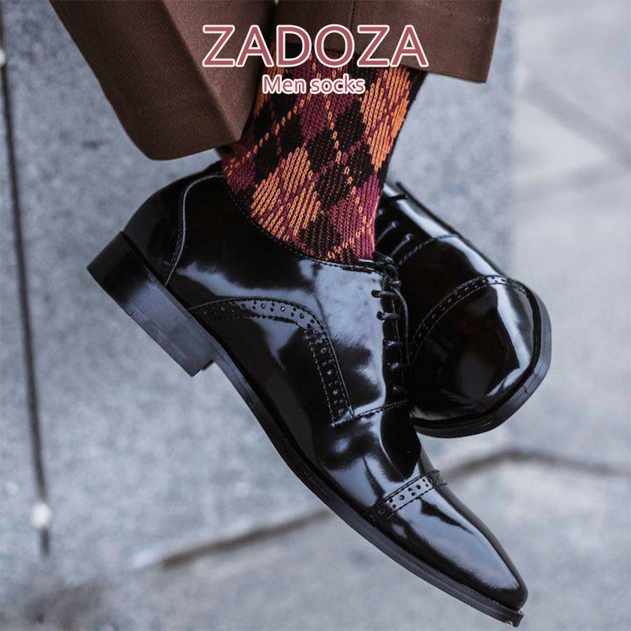 Tất vớ quả trám dòng cao cấp tất dài đi giày tây P6M9 - Hàng chính hãng ECHENON