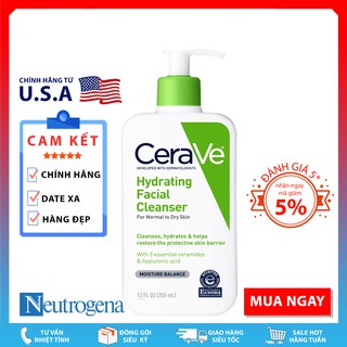 Sữa rửa mặt Cerave Hydrating Facial Cleanser ( 355mL )