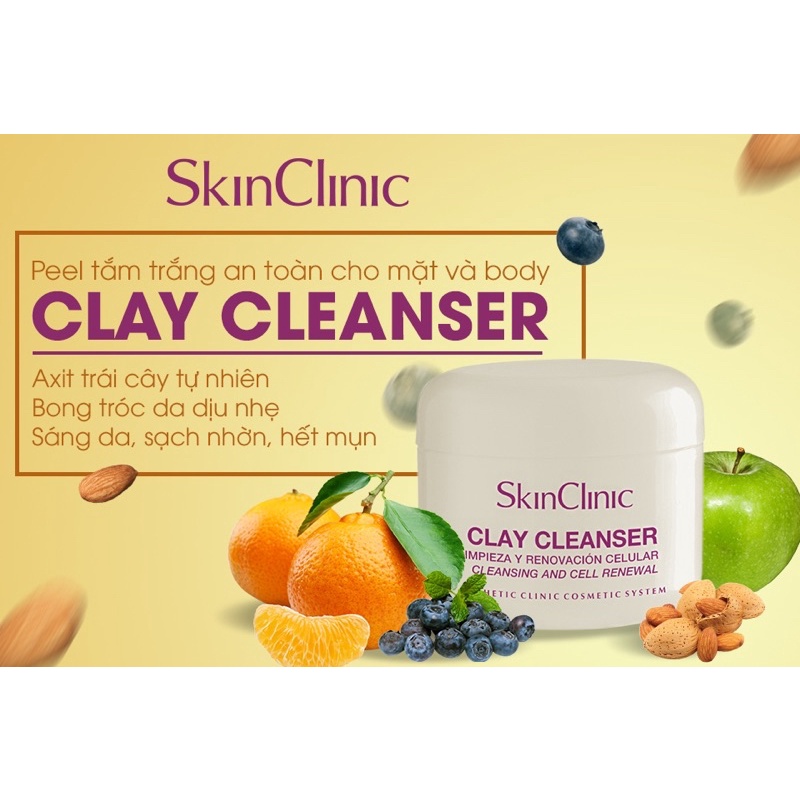 Clay Cleanser - Peel cho da bị các vấn đề mụn