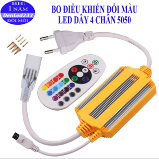 BO ĐIỀU KHIỂN CHỈNH MÀU LED DÂY 5050 4 CHÂN (DÙNG ĐƯỢC 50M/100M)
