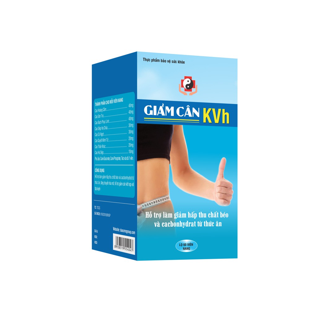 [HÀNG CHÍNH HÃNG] GIẢM CÂN KVH _THÀNH PHẦN THẢO DƯỢC _GIẢM BÉO_ AN TOÀN TỪ THIÊN NHIÊN | BigBuy360 - bigbuy360.vn