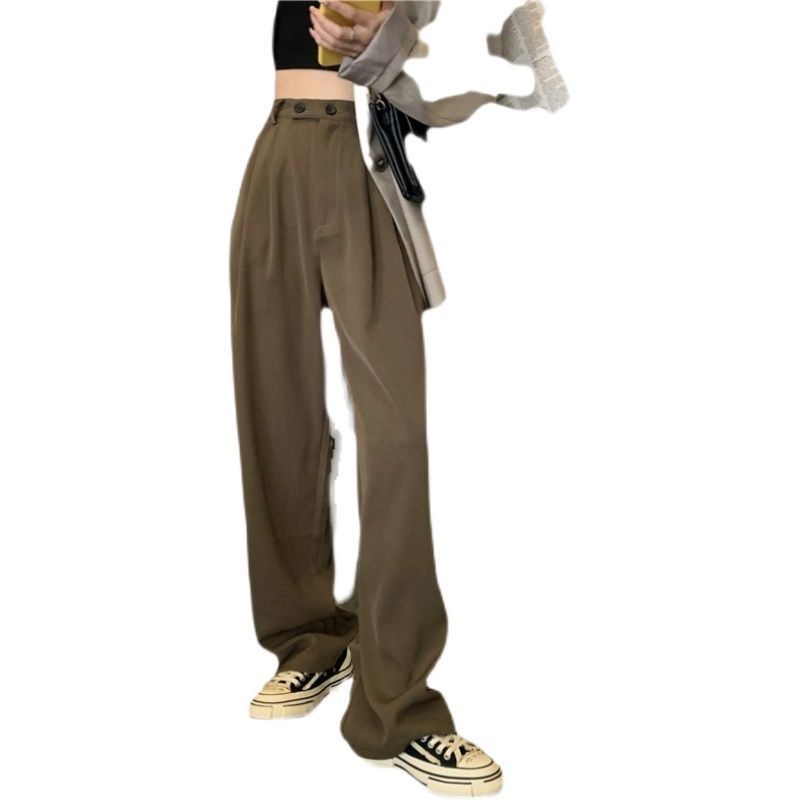 Quần Dài Lưng Cao Phong Cách Retro