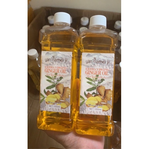 Dầu Gừng Massage ấm , giảm đau nhức , mệt mỏi chai 550ml