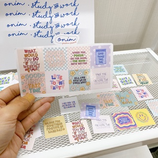 Set 20 sticker dán hình siêu siêu dễ thương - Onim