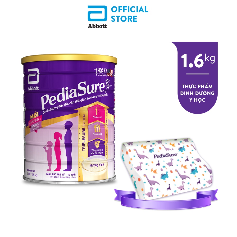 Sữa bột Pediasure hương vani 1.6kg/lon