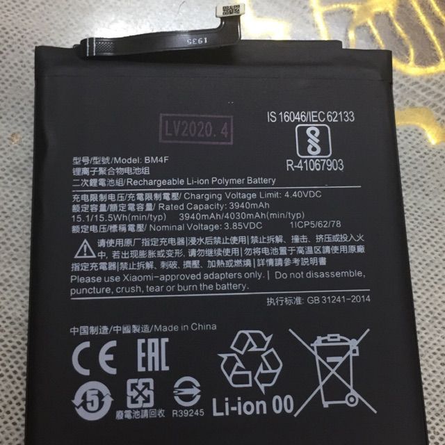 Pin Cho Xiaomi Mi CC9 CC9e CC9 E Mi A3 BM4F Thay Thế Chính Hãng