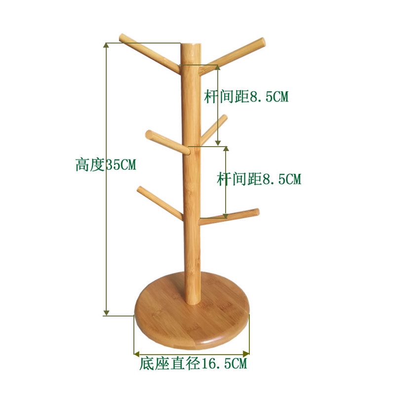 Giá Treo Ly Rượu Bằng Gỗ Tre Giá Đỡ