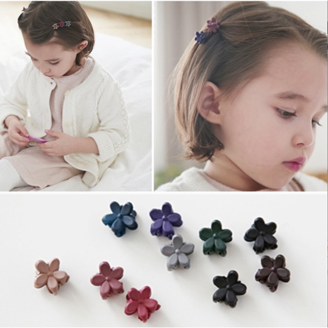 Kẹp tóc hình bướm mini  rời nhiều màu sắc cho bé
