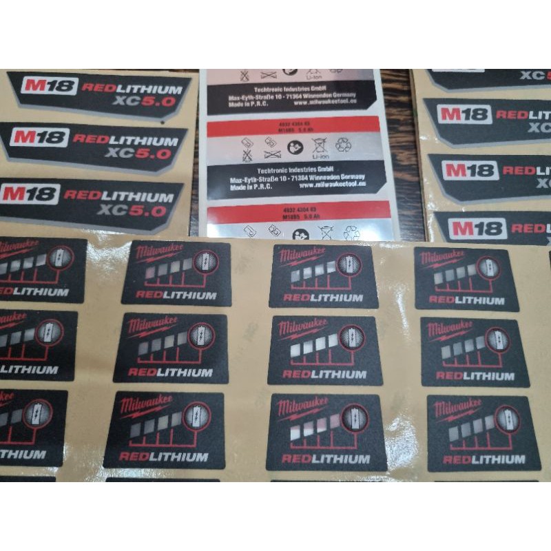 BỘ TEM PIN MILWAUKEE 18V 5A