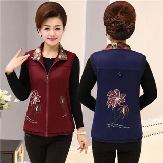 Áo gile nữ trung niên thời trang thu xuân hàng Quảng Châu