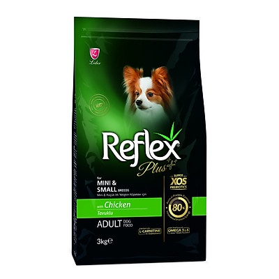 Thức ăn hạt cho chó Reflex Plus Mini Small Breed Adult Dog Food Chicken- Túi 3kg