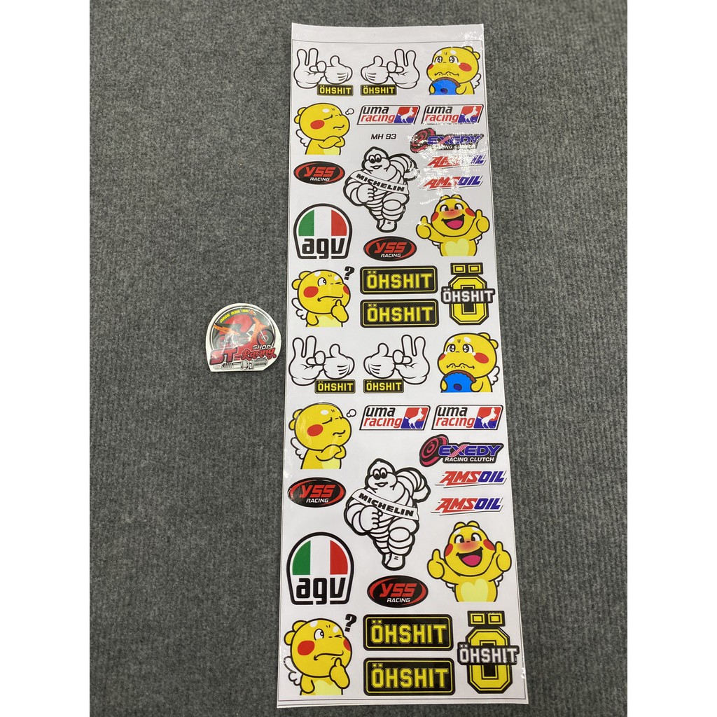 Tem Logo Stick đẹp dán xe, đa dạng mẫu mã ( giá cả bảng )