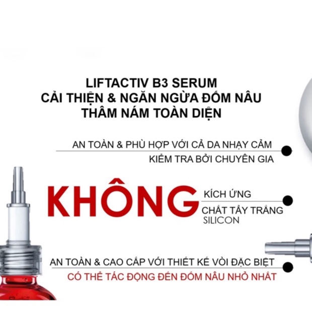 Tinh Chất Giúp Cải Thiện &amp; Ngăn Ngừa Thâm Nám Đốm Nâu Vichy Liftactiv B3 Dark Spots - (5ml / 30ml)