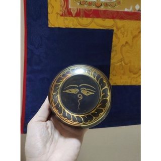 Chuông bát xoay Nepal Tây Tạng đường kính 8 - 17.5cm kèm dùi mộc