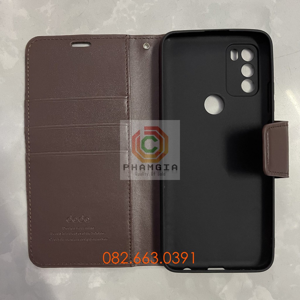 Bao da Vsmart Star 5 chất liệu da sang trọng, có ngăn đựng thẻ siêu tiện lợi