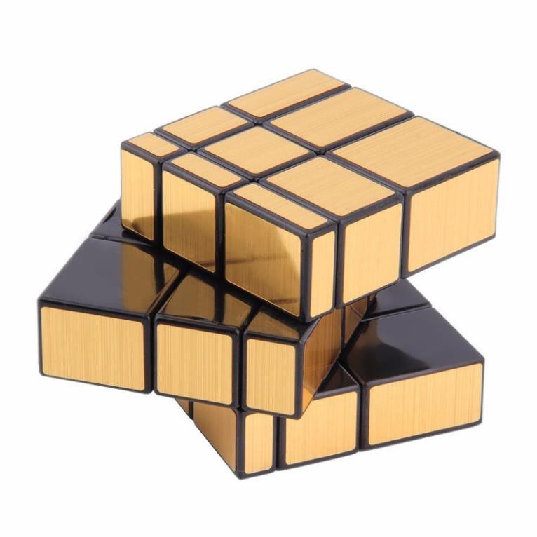 [SALE30% - FREESHIP] Đồ chơi Rubik Shengshou Mirror Bump màu bạc/vàng ĐỒ CHƠI CAO CẤP KHÔNG CHÌ