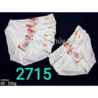 10 Quần lót nữ cotton trắng