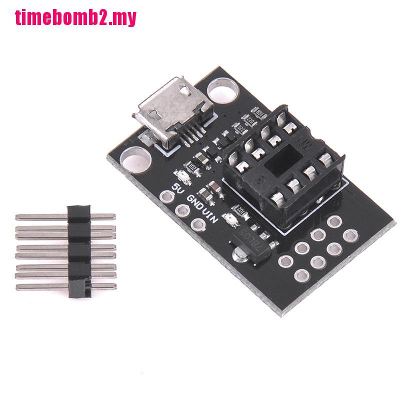 Bo Mạch Phát Triển Hlh Mini Attiny85 Micro Usb Cho Tiny85-20Pu Dip-8 Ic