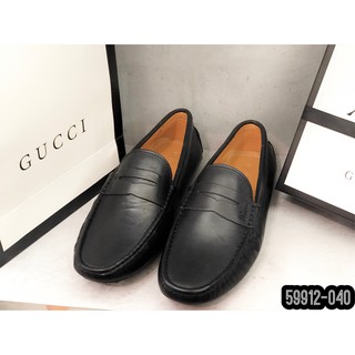 Giày Lười Moca GG Nam Mắt Trơn Đơn Giản_Giày Lười Moca