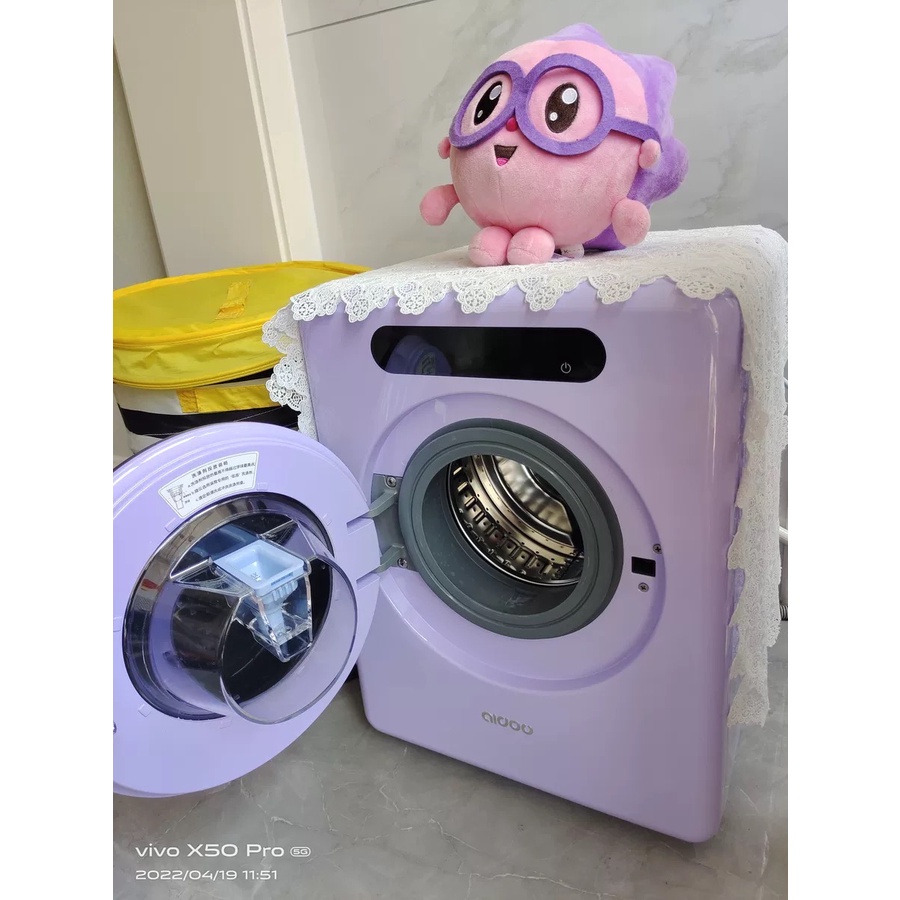 Máy giặt sấy đồ nội y, giặt đồ em bé khử khuẩn bằng tia UV dung tích 9L chính hãng Aidoo